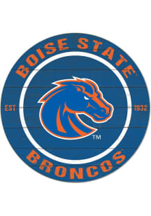 KH Sports Fan Boise State Broncos 20x20 Colored Circle Sign