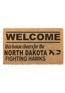 North Dakota Fighting Hawks 18x30 Welcome Door Mat