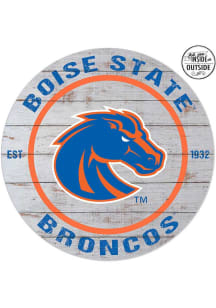 KH Sports Fan Boise State Broncos 20x20 In Out Weathered Circle Sign