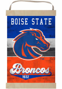 KH Sports Fan Boise State Broncos Reversible Retro Banner Sign