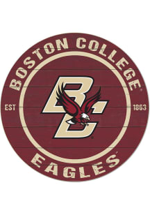 KH Sports Fan Boston College Eagles 20x20 Colored Circle Sign