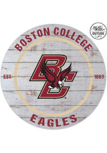 KH Sports Fan Boston College Eagles 20x20 In Out Weathered Circle Sign