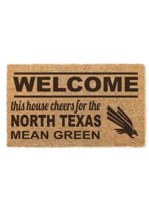 North Texas Mean Green 18x30 Welcome Door Mat