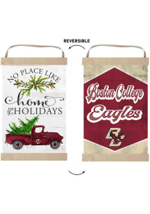 KH Sports Fan Boston College Eagles Holiday Reversible Banner Sign
