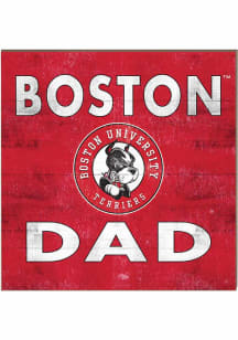 KH Sports Fan Boston Terriers 10x10 Dad Sign