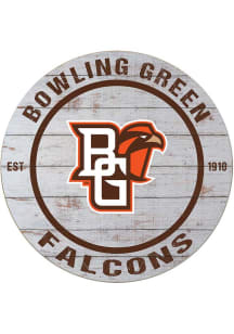 KH Sports Fan Bowling Green Falcons 20x20 Weathered Circle Sign
