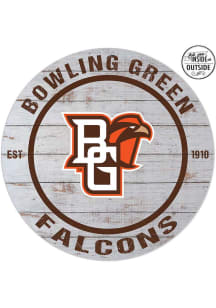 KH Sports Fan Bowling Green Falcons 20x20 In Out Weathered Circle Sign