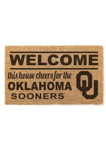 Oklahoma Sooners 18x30 Welcome Door Mat