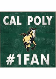 KH Sports Fan Cal Poly Mustangs 10x10 #1 Fan Sign