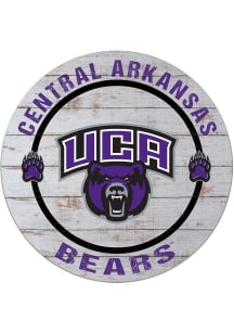 KH Sports Fan Central Arkansas Bears Weathered Helmet Circle Sign