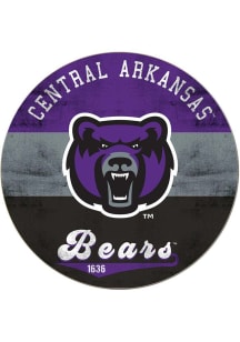 KH Sports Fan Central Arkansas Bears 20x20 Retro Multi Color Circle Sign