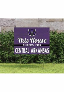 Central Arkansas Bears 18x24 This House Cheers Yard Sign