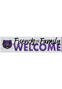 KH Sports Fan Central Arkansas Bears 40x10 Welcome Sign - Purple