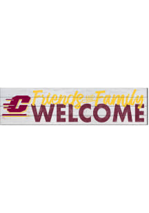 KH Sports Fan Central Michigan Chippewas 40x10 Welcome Sign