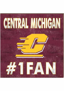 KH Sports Fan Central Michigan Chippewas 10x10 #1 Fan Sign