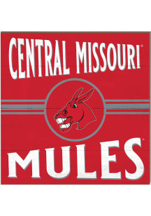 KH Sports Fan Central Missouri Mules 10x10 Retro Sign