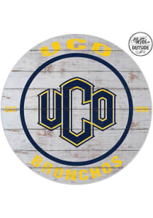 KH Sports Fan Central Oklahoma Bronchos 20x20 In Out Weathered Circle Sign