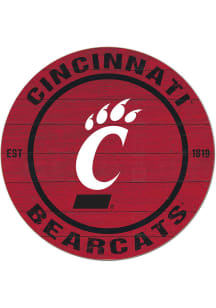 KH Sports Fan Cincinnati Bearcats 20x20 Colored Circle Sign