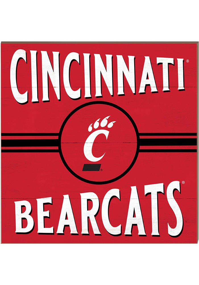 KH Sports Fan Cincinnati Bearcats 10x10 Retro Sign