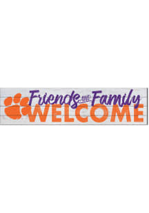 KH Sports Fan Clemson Tigers 40x10 Welcome Sign