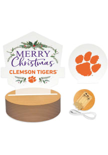 Clemson Tigers Holiday Light Set Desk Accessory