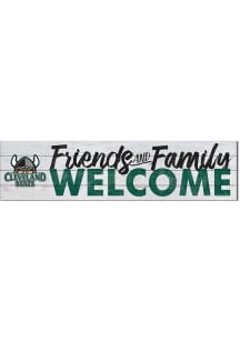 KH Sports Fan Cleveland State Vikings 40x10 Welcome Sign