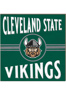 KH Sports Fan Cleveland State Vikings 10x10 Retro Sign
