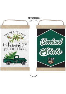 KH Sports Fan Cleveland State Vikings Holiday Reversible Banner Sign