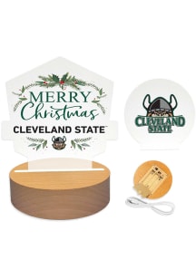 Cleveland State Vikings Holiday Light Set Desk Accessory