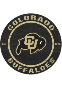 KH Sports Fan Colorado Buffaloes 20x20 Colored Circle Sign