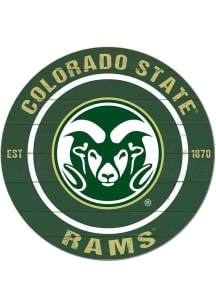 KH Sports Fan Colorado State Rams 20x20 Colored Circle Sign