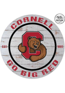 KH Sports Fan Cornell Big Red 20x20 In Out Weathered Circle Sign
