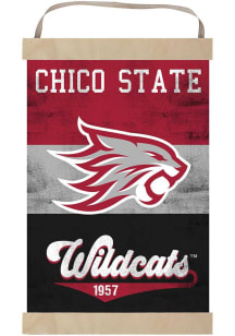 KH Sports Fan CSU Chico Wildcats Reversible Retro Banner Sign