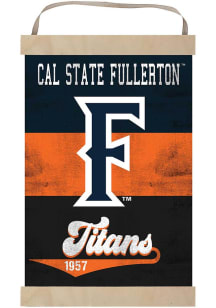 KH Sports Fan Cal State Fullerton Titans Reversible Retro Banner Sign