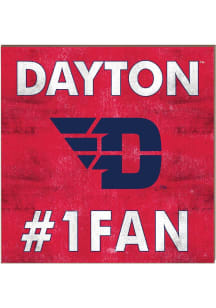 KH Sports Fan Dayton Flyers 10x10 #1 Fan Sign
