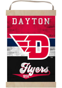 KH Sports Fan Dayton Flyers Reversible Retro Banner Sign