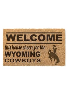 Wyoming Cowboys 18x30 Welcome Door Mat