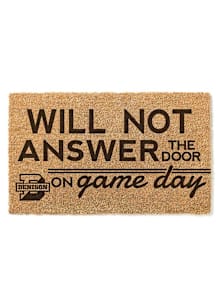 Denison Big Red Will Not Answer on Game Day Door Mat