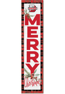 KH Sports Fan  11x46 Merry Christmas Leaning Sign