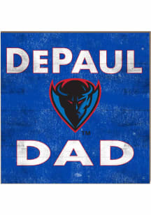 KH Sports Fan DePaul Blue Demons 10x10 Dad Sign