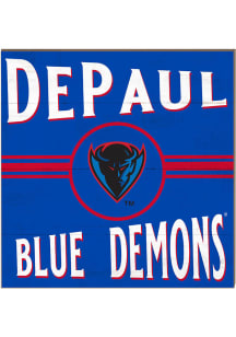 KH Sports Fan DePaul Blue Demons 10x10 Retro Sign