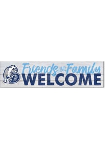 KH Sports Fan Drake Bulldogs 40x10 Welcome Sign - Blue