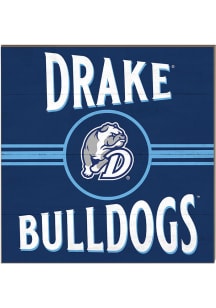 KH Sports Fan Drake Bulldogs 10x10 Retro Sign