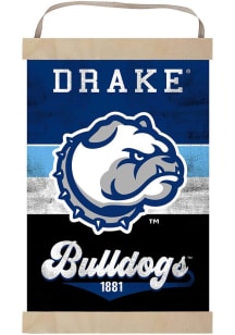KH Sports Fan Drake Bulldogs Reversible Retro Banner Sign