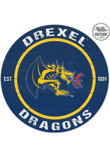 KH Sports Fan Drexel Dragons 20x20 In Out Weathered Circle Sign
