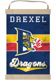 KH Sports Fan Drexel Dragons Reversible Retro Banner Sign