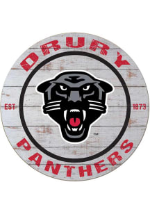 KH Sports Fan Drury Panthers 20x20 Weathered Circle Sign