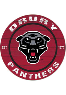 KH Sports Fan Drury Panthers 20x20 Colored Circle Sign