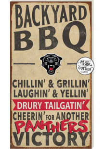 KH Sports Fan Drury Panthers 11x20 Indoor Outdoor BBQ Sign