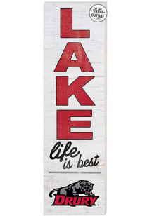 KH Sports Fan Drury Panthers 10x35 Lake Life is Best Indoor Outdoor Sign